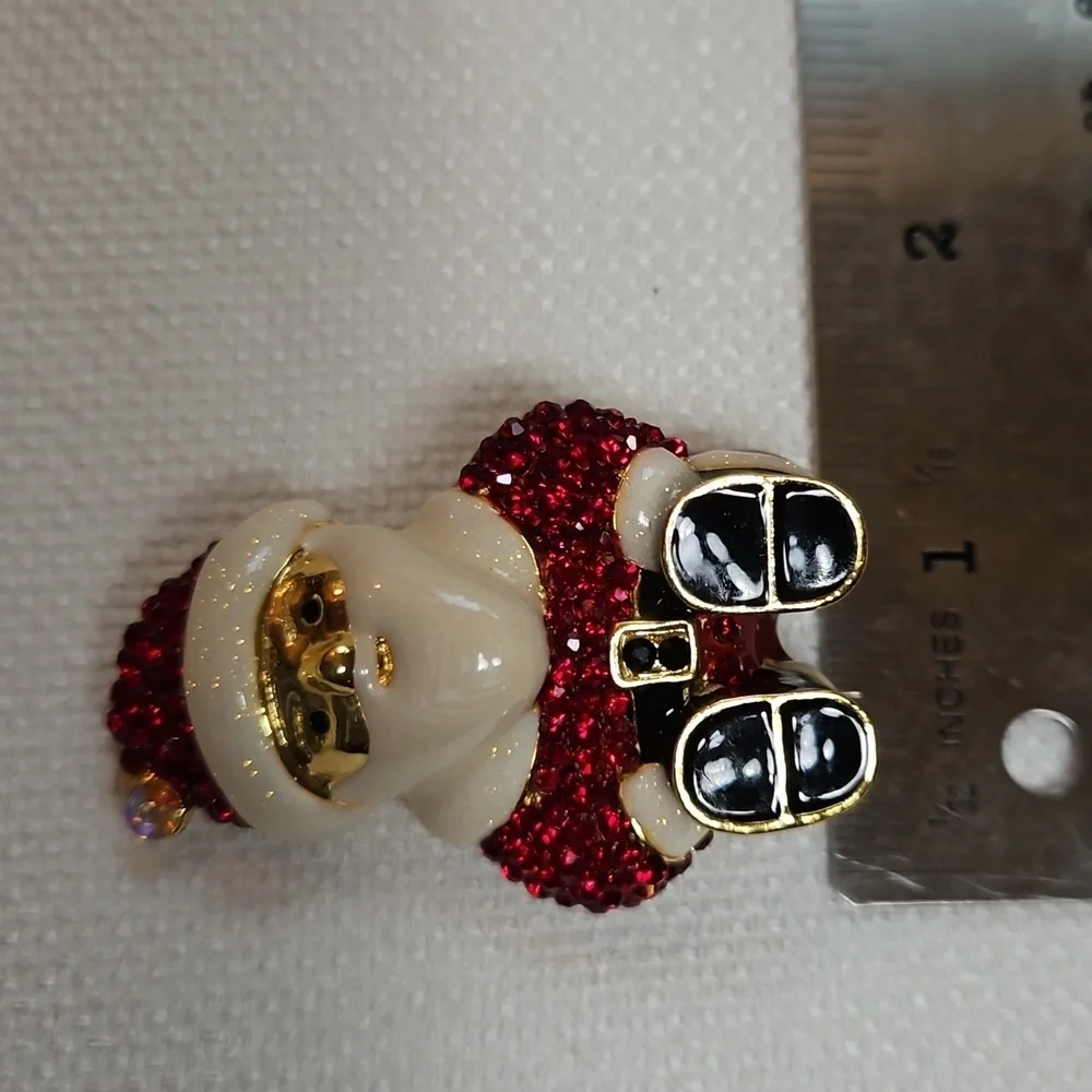 Vintage jeweled santa